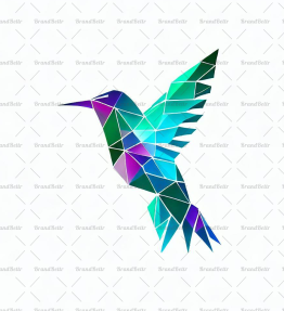 Geometrischer Kolibri